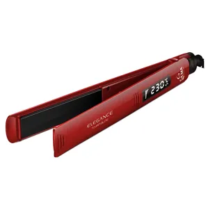 Плойка-випрамляч з турмаліновим покриттям (ширина 25 мм, довжина 120 мм) DIGITAL Elegance (колір: Red) GI0202 GA.MA Professional