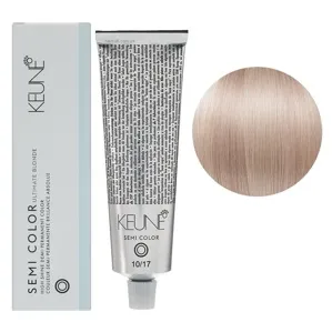 10/17 платиновий блондин попелясто-фіолетовий Фарба для тонування волосся без аміаку,  60 мл Demi-Permanent Color SЕМІ COLOR KEUNE