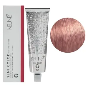 9/5 Дуже світлий блондин махагоновий Фарба для тонування волосся без аміаку,  60 мл Demi-Permanent Color SЕМІ COLOR KEUNE