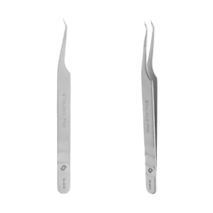 Пінцет професійний для вій EXPERT 41 TYPE 8 (mini L) TE-41/8 STALEKS PRO
