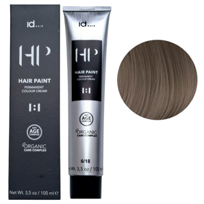 6/18 Крем-фарба для волосся перманентна,100мл HAIR PAINT Permanent Colour Cream OCC Id HAIR