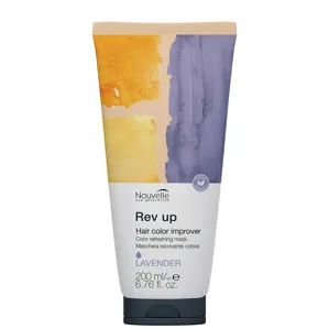 Маска тонувальна для підтримки кольору волосся, 200 мл LAVENDER (Лаванда) Color refreshing mask Rev up Nouvelle (оновлений дизайн)