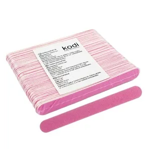 Набір пилок для манікюру 120/120 грит, Колір: Рожевий, 50 шт KODI Professional 