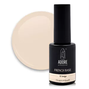 ADORE French Rubber Camouflage Base Камуфлююча база 7,5 мл №010 BEIGE