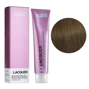 8/8 світлий блондин бежевий Безаміачна тонувальна гелева фарба на кислотній основі, 60 мл LACQUER SUBTIL