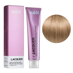 9/8 дуже світлий блондин бежевий Безаміачна тонувальна гелева фарба на кислотній основі, 60 мл LACQUER SUBTIL
