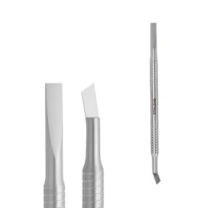 Лопатка манікюрна BEAUTY & CARE 40 TYPE 1 (прямокутний пушер та відігнута лопать) PBC-40/1 STALEKS