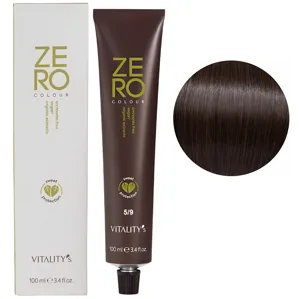 5/9 світло-коричневий каштановий Крем-фарба для волосся без аміаку, 100 мл ZERO VEGAN Vitality`s