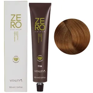 7/34 блондин золотисто-мідний Крем-фарба для волосся без аміаку, 100 мл ZERO VEGAN Vitality`s