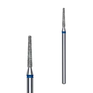 Фреза діамантова УСІЧЕНИЙ КОНУС СИНІЙ діаметр 1,6 мм / робоча частина 10 мм EXPERT (FA70B016/10) STALEKS PRO