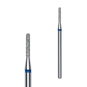 Фреза діамантова ЦИЛІНДР ЗАКРУГЛЕНИЙ СИНІЙ діаметр 1,4 мм / робоча частина 8 мм EXPERT (FA30B014/8) STALEKS PRO