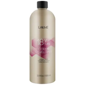 Крем-окисник 18V (5.4%), 1000 мл 40201 Oxidant cream COLOR DEVELOPER LAKME