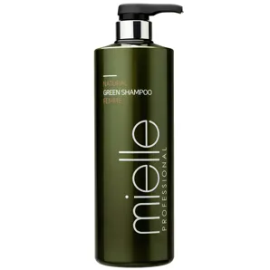 Шампунь зміцнювальний для жінок з ментолом, 1000 мл Natural Green Shampoo Femme MIELLE Professional