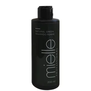 Шампунь зміцнювальний для жінок з ментолом, 200 мл Natural Green Shampoo Femme MIELLE Professional