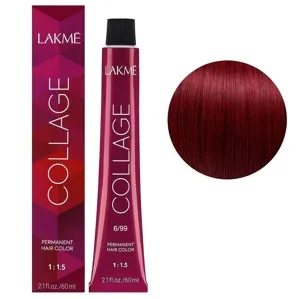 6/99 Темний блондин червоний яскравий Крем-фарба для волосся стійка, 60 мл Permanent Hair Color COLLAGE LAКME