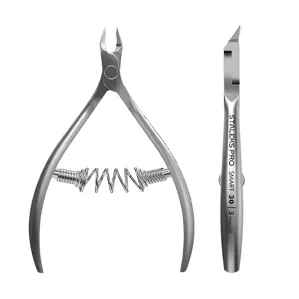 Кусачки професійні для шкіри з пружиною (ріжуча частина -3 мм) SMART NS-30-3 STALEKS PRO