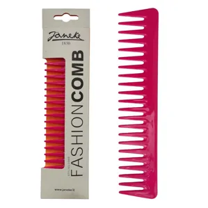 Гребінь для волосся ( колір: Неон рожевий ) PINK Styling Comb FASHION COMB Janeke 