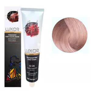 12/23 Спеціальний блондин фіолетовий золотистий Стійка крем-фарба для волосся, 100мл  Permanent Hair Color Cream LUXOR Professional 