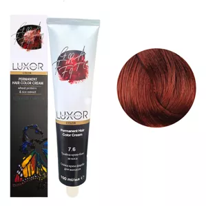 7/6 Блондин червоний  Стійка крем-фарба для волосся, 100мл  Permanent Hair Color Cream LUXOR Professional 