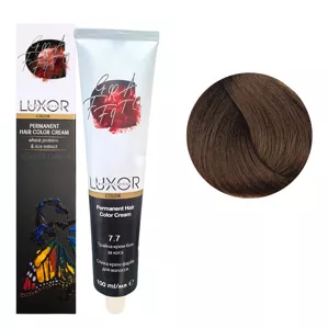 7/7 Блондин шоколадний  Стійка крем-фарба для волосся, 100мл  Permanent Hair Color Cream LUXOR Professional 