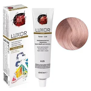 0/25 Тонувальна безаміачна крем-фарба для волосся, 60 мл Toner - LUX Color LUXOR Professional