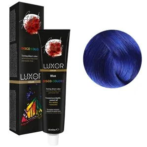 Синій (Blue) Тонувальний фарбник прямої дії, 100 мл DISCO COLORS LUXOR Professional