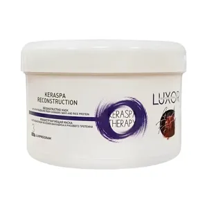 Маска для реконструкції з фітокератином і рисовим протеїном (фаза 3), 490 мл KERASPA RECONSTRUCTION Keraspa Therapy LUXOR Professional
