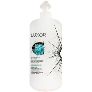 Шампунь проти лупи та роздратованої шкіри голови, з цинком і екстрактом чайного дерева, 1000 мл Anti-dandruff Shampoo For Irritated Scalp Sulfate & Paraben Free LUXOR Professional