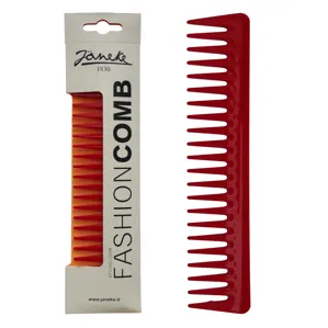Гребінь для волосся ( колір: Червоний ) RED Styling Comb FASHION COMB Janeke