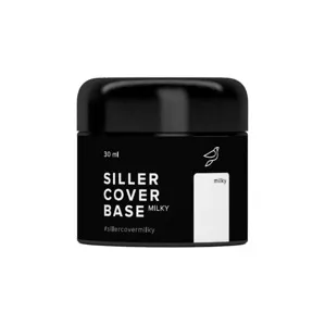 Основа камуфлююча, молочна, 30 мл Milky Cover Base SILLER Professional 
