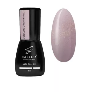 Основа камуфлююча з шиммером, 8 мл №001 Shine Cover Base SILLER Proffesional                 