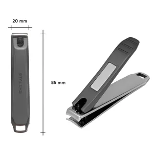 Кніпсер для нігтів з матовою ручкою та пилкою (ВЕЛИКИЙ) BEAUTY and CARE KBC-51 STALEKS