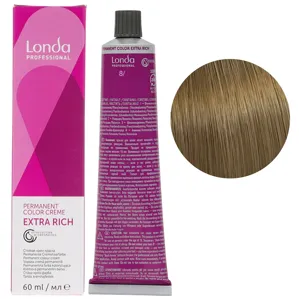 8/ натуральний світлий блондин Стійка фарба для волосся, 60 мл Permanent Color Londa Professional