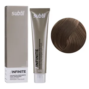 7/71 блондин коричневий попелястий Безаміачна стійка крем-фарба для волосся, 60 мл Permanent Hair Color INFINITE SUBTIL