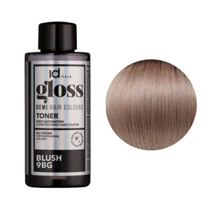 9BG (9/73) Blush Деміперманентна рідка фарба для волосся без аміаку, 75 мл Demi Hair Colours TONER GLOSS ID Hair