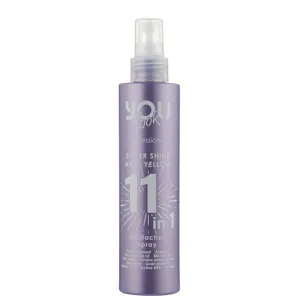 Спрей багатофункціональний для блондинок з фіолетовим пігментом 11 в 1, 200 мл Multiaction Spray 11 in 1 You look Professional