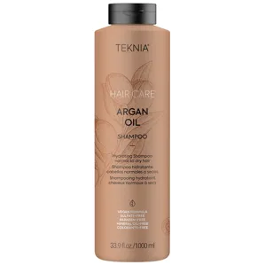 Шампунь безсульфатний, зволожувальний для нормального та сухого волосся, 1000 мл 44811 Shampoo ARGAN OIL Hair Care TEKNIA LAKME