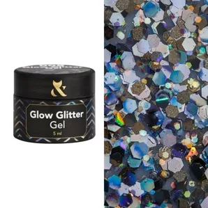 F.O.X Glow Glitter Gel Глітер-гель 5мл №008