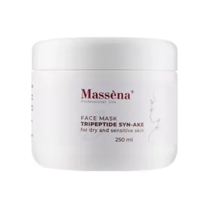 Маска для обличчя сухої та чутливої шкіри, 250 мл TRIPEPTIDE SYN-AKE Face Mask Massena