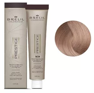 9/24 Крем-фарба для волосся перманентна з низьким вмістом аміаку, 100мл  Colorianne Prestige BRELIL Professional