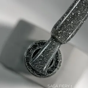Гель-лак світловідбиваючий, 10 мл №01 Fiery Gel Polish SAGA Professional