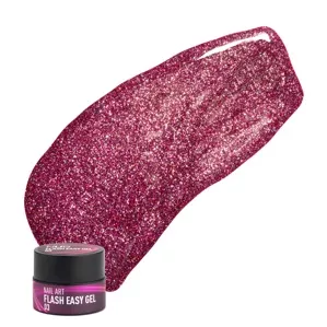 NUB Spider gel Flash Гель-павутинка світловідбиваюча 5 мл №3 Рожеве золото