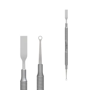 Лопатка манікюрна SMART 80 TYPE 1 (пушер плаский прямий та кільце) PS-80/1 STALEKS PRO