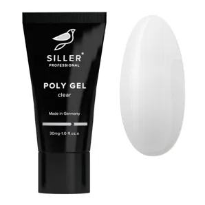 Полігель для нігтів, 30 мл Clear Poly Gel SILLER Proffesional