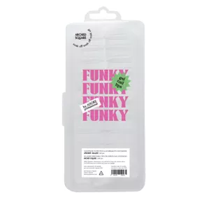 ADORE Funky Gel Nail Tips 240pcs "ARCHED EXTRA LONG SQUARE" Гелеві тіпси Екстра Довгий Квадрат із С подібним вирізом