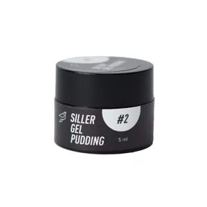 Гель-лак твердий, 5 мл №2 White Pudding Gel Polish SILLER Proffesional