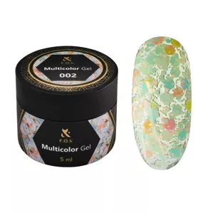 F.O.X Multicolor  Gel Глітер-гель 5мл №002