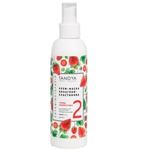Крем-маска колагено-еластинова №2 «Суниця Закарпатська», 200 мл TANOYA Парафінотерапія
