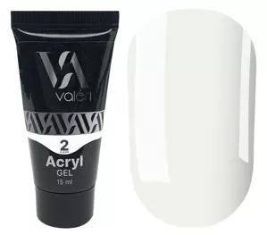 VALERI Acryl Gel Акрил-гель 15 мл №02 Прозорий
