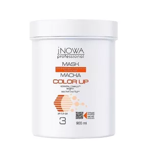 Маска  для фарбованого волосся з лецитином 900мл Lecithin Complex Mask COLOR UP JNOWA Professional 